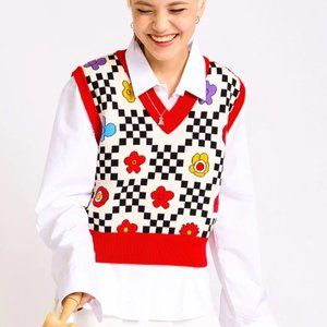 New Never Worn Kina and Tam's THE FLORAL FUNK VEST